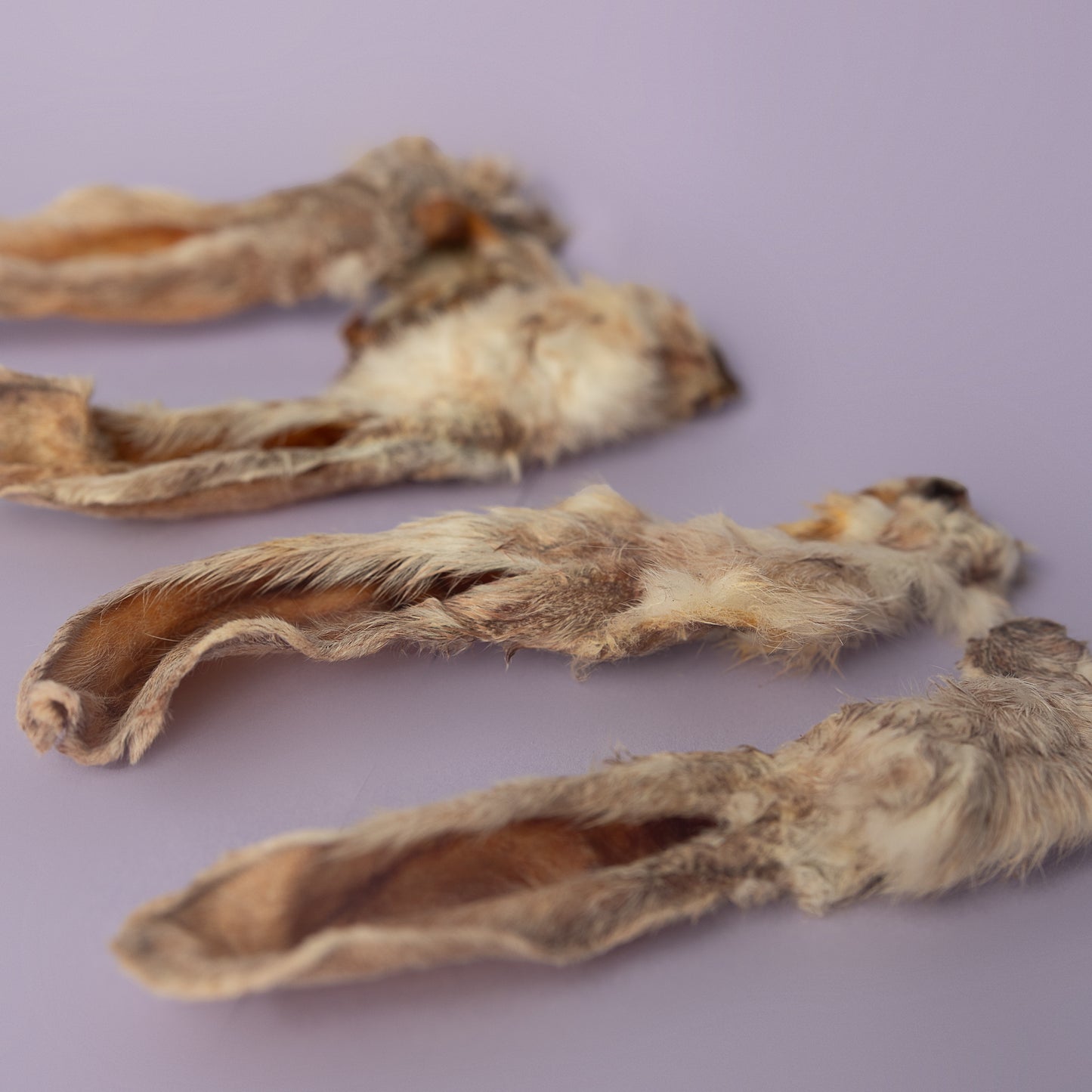 hairy rabbit ears for dogs, rabbit snack for dogs