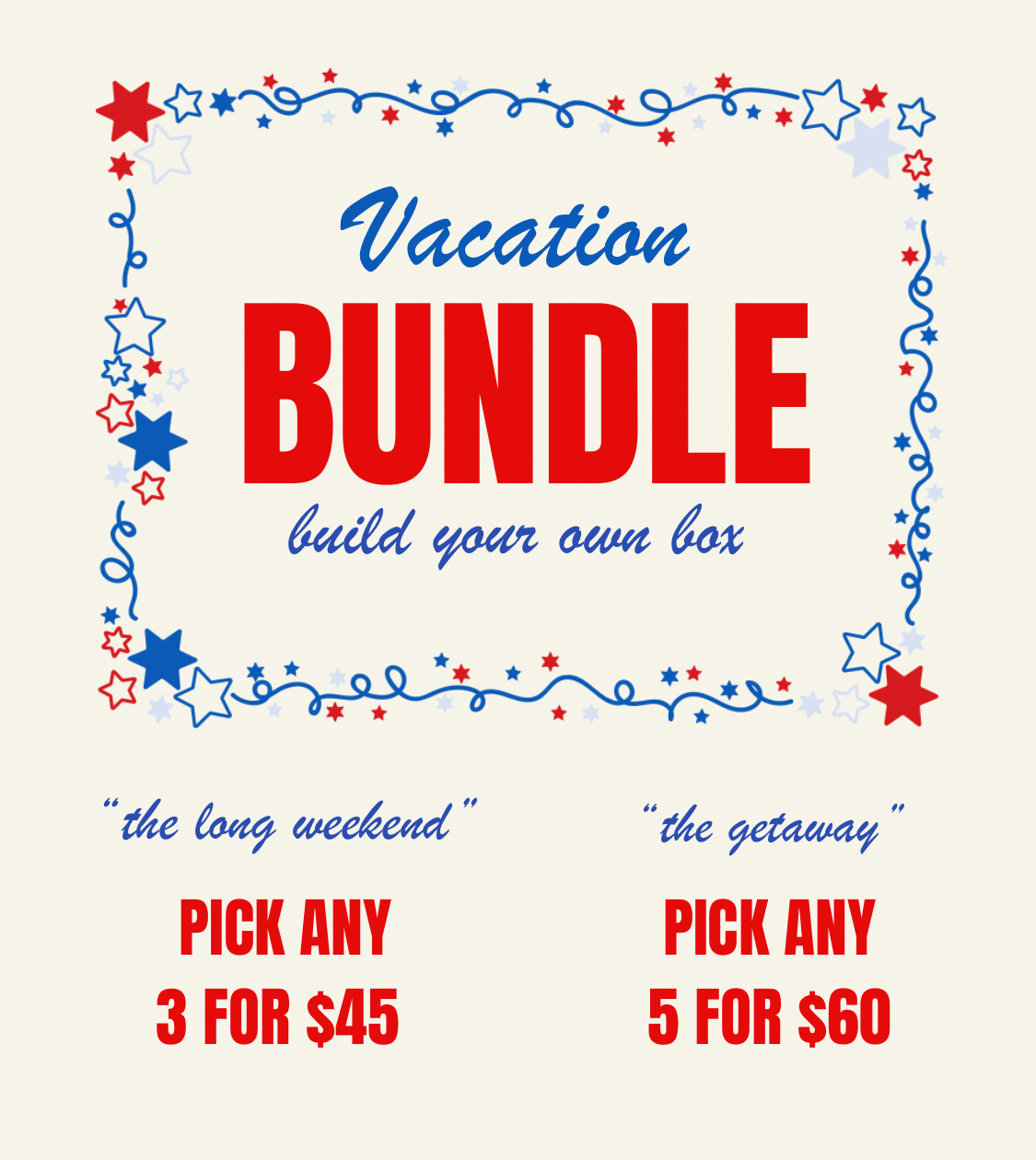 July Vacation Bundle